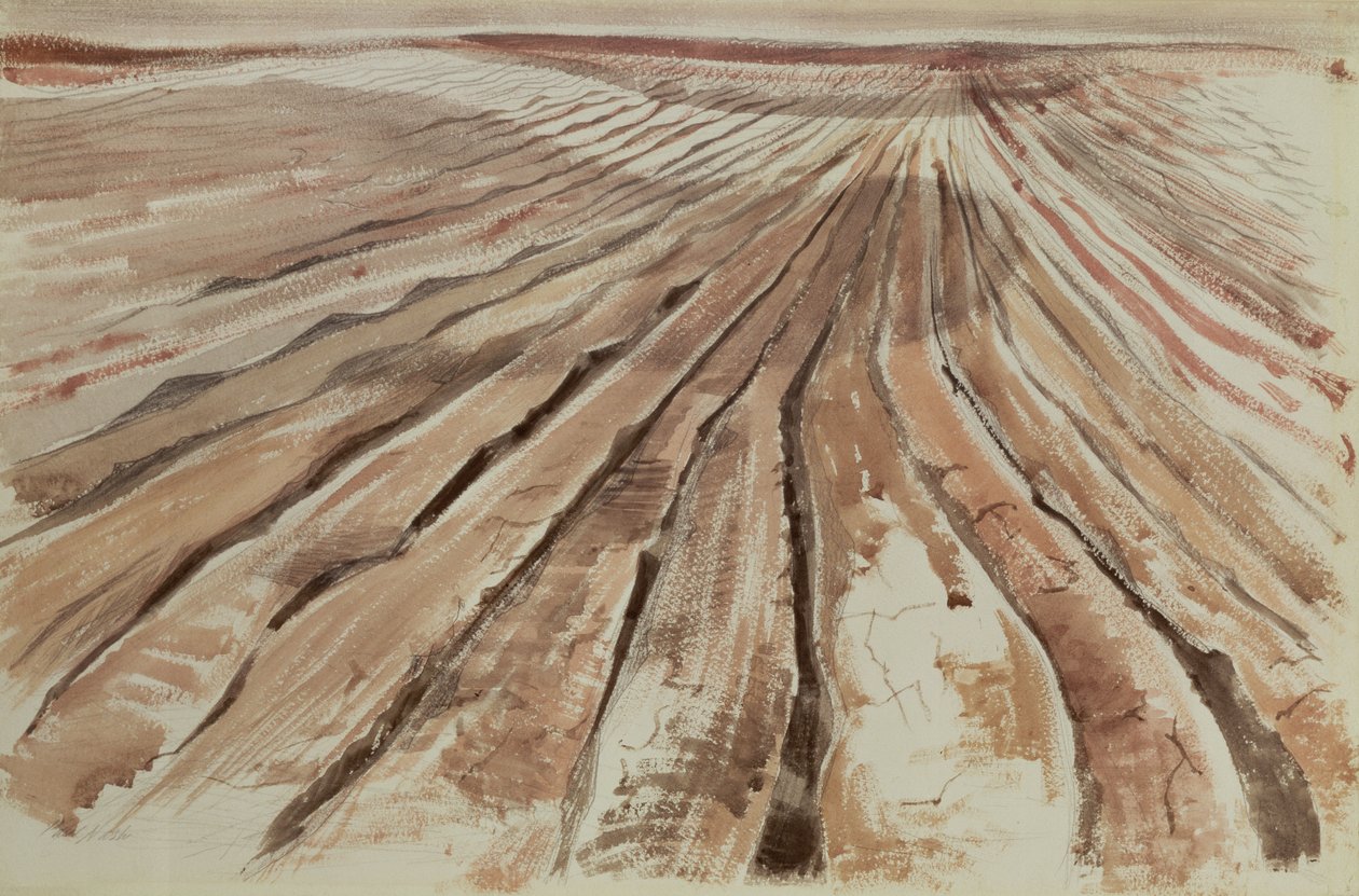 Erde, Himmel von Paul Nash
