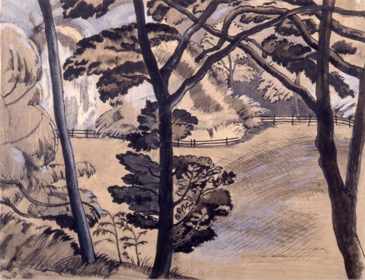 Waldrand von Paul Nash