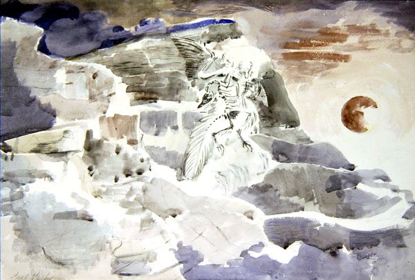 Geist im Schiefer von Paul Nash