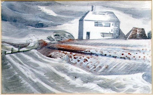 Haus am Meer, Dymchurch, Kent von Paul Nash