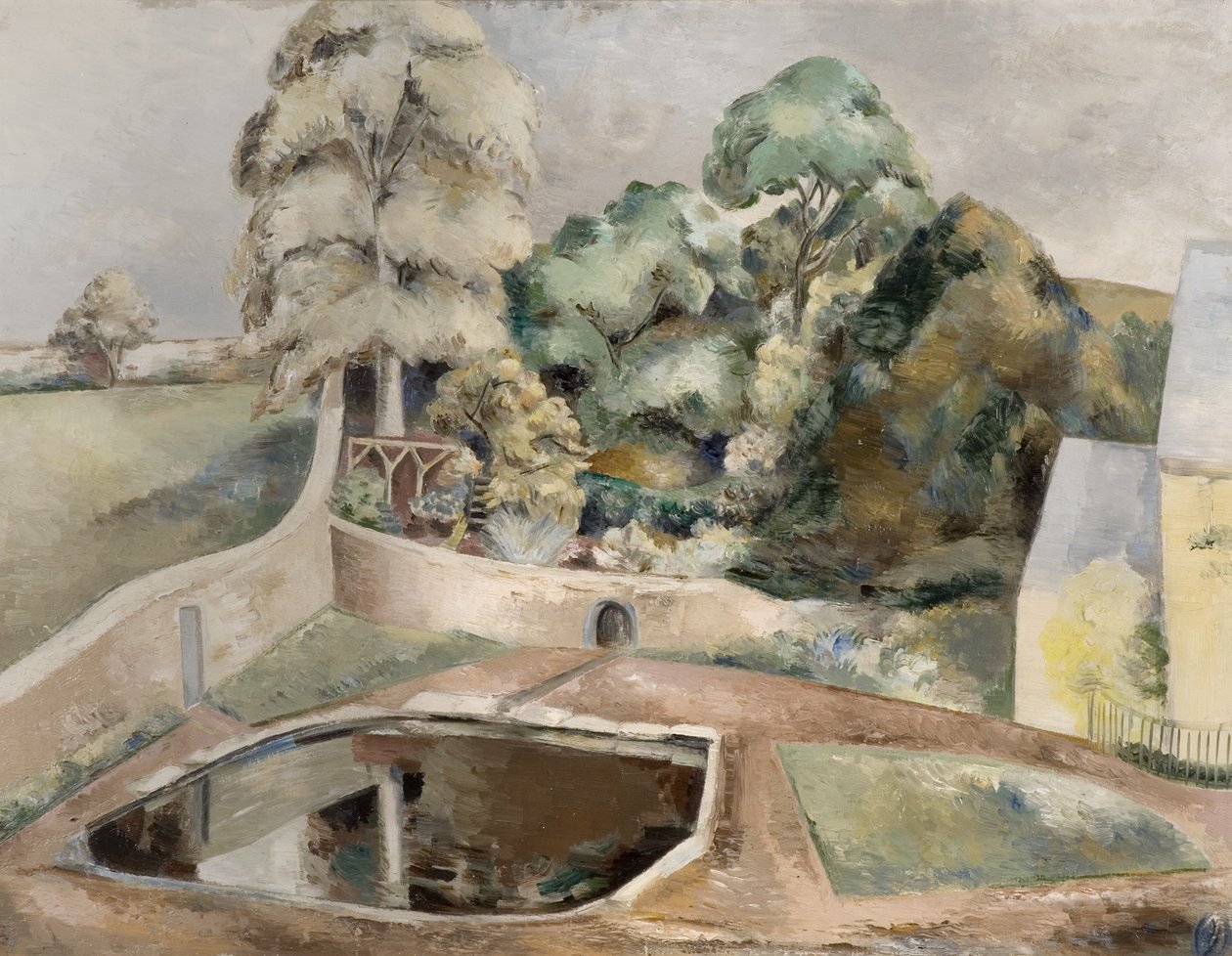 Der Teich bei Souldern von Paul Nash