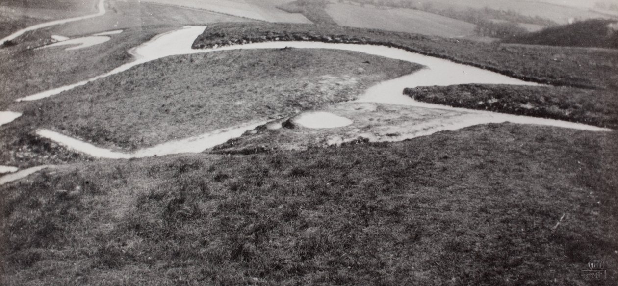 Das weiße Pferd, Uffington, Berkshire von Paul Nash