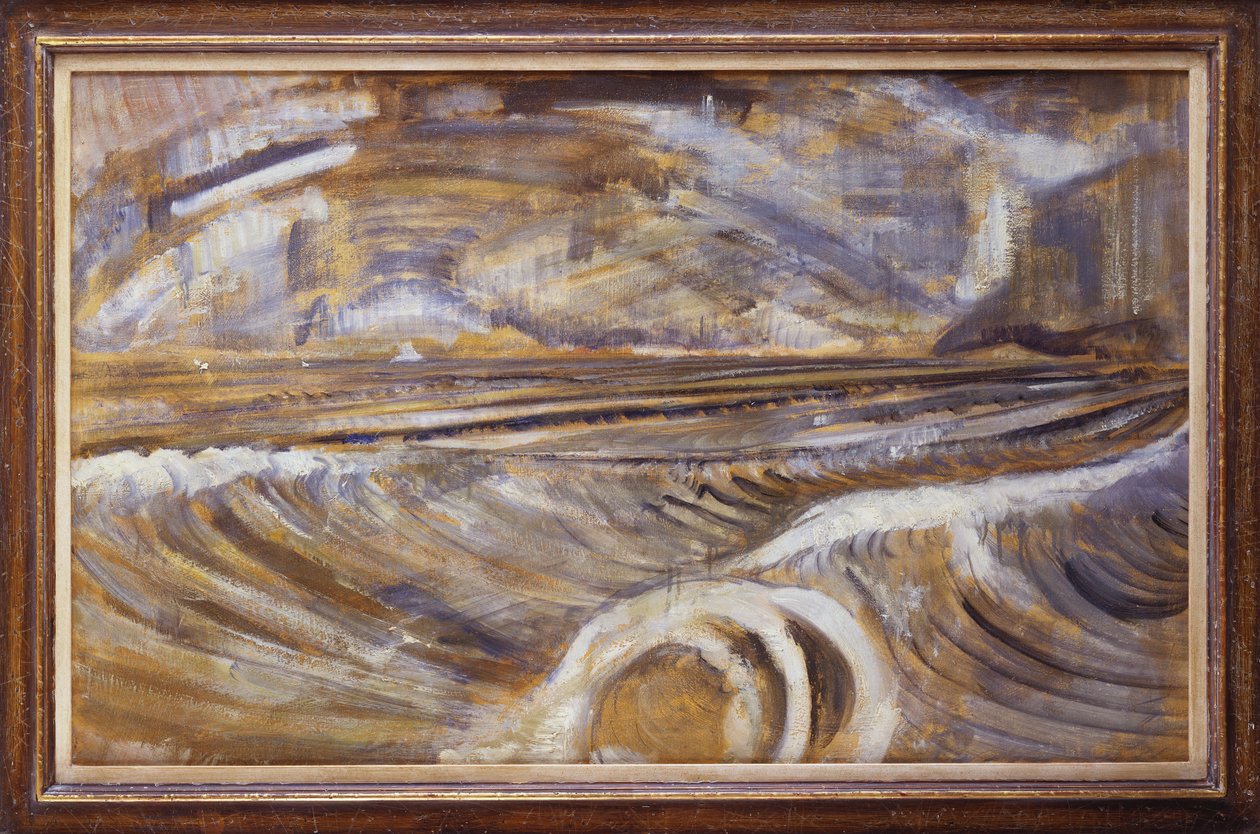 Wellen bei Dymchurch, ca. 1920-21 von Paul Nash