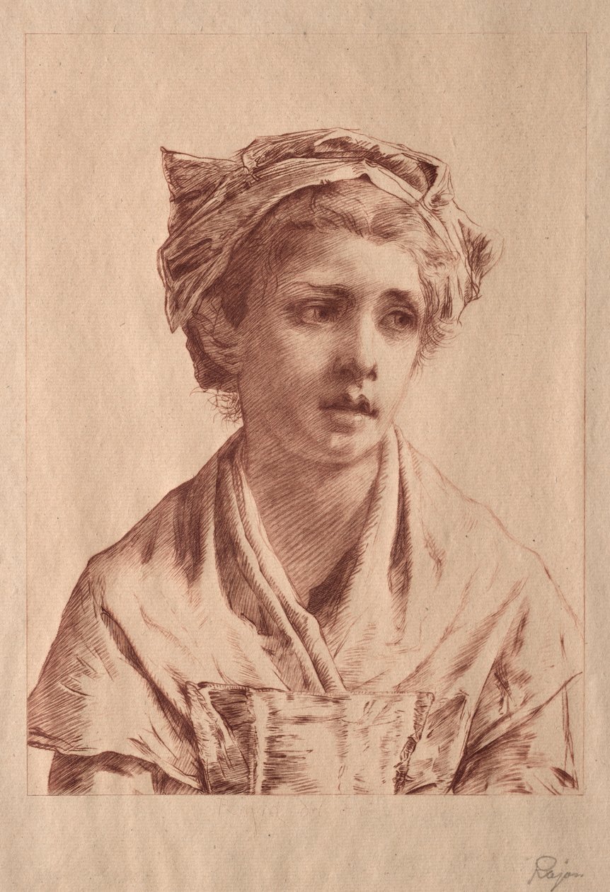 Junges Mädchen von Paul Rajon
