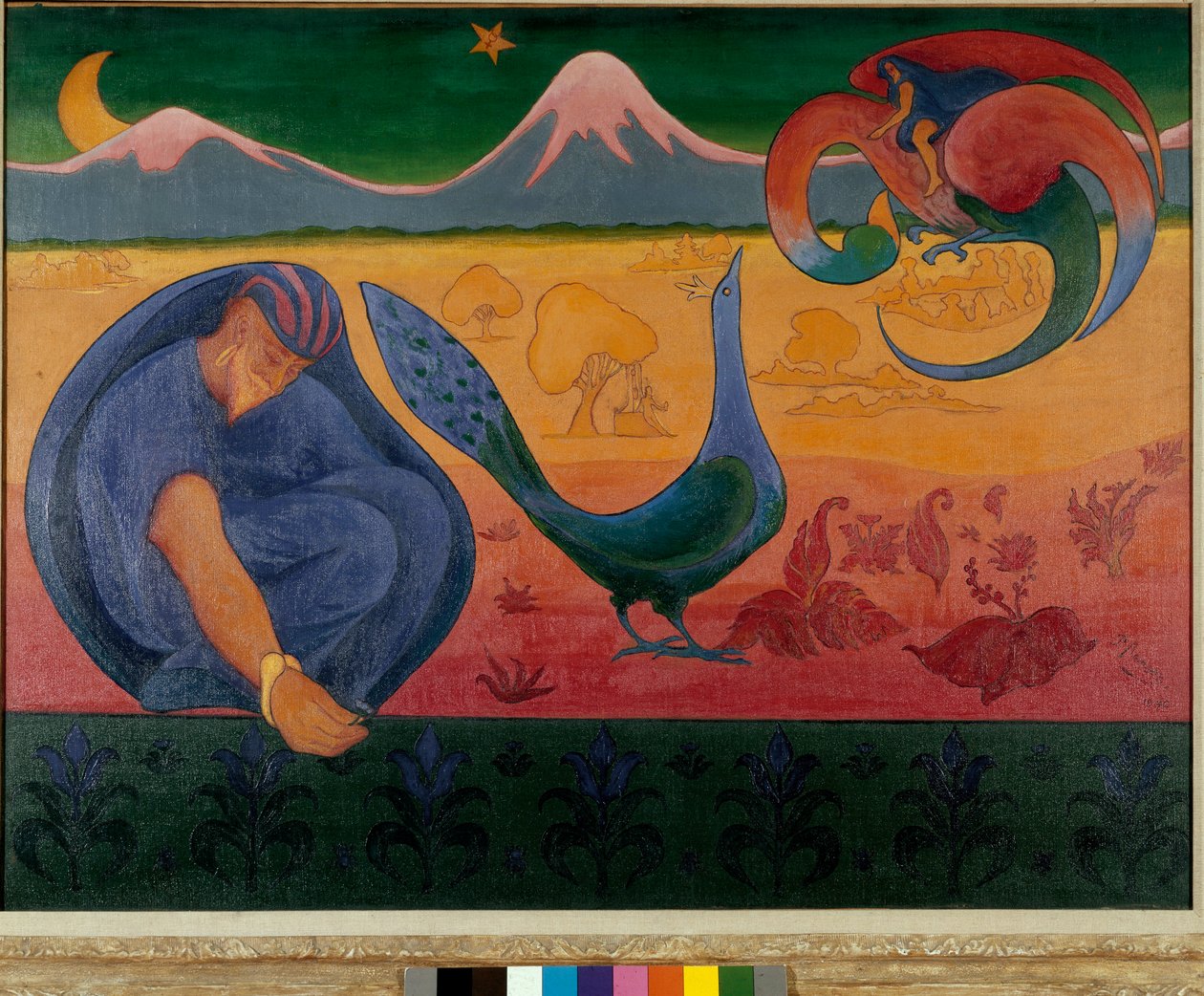 Nabis-Landschaft (Gemälde). von Paul Elie Ranson