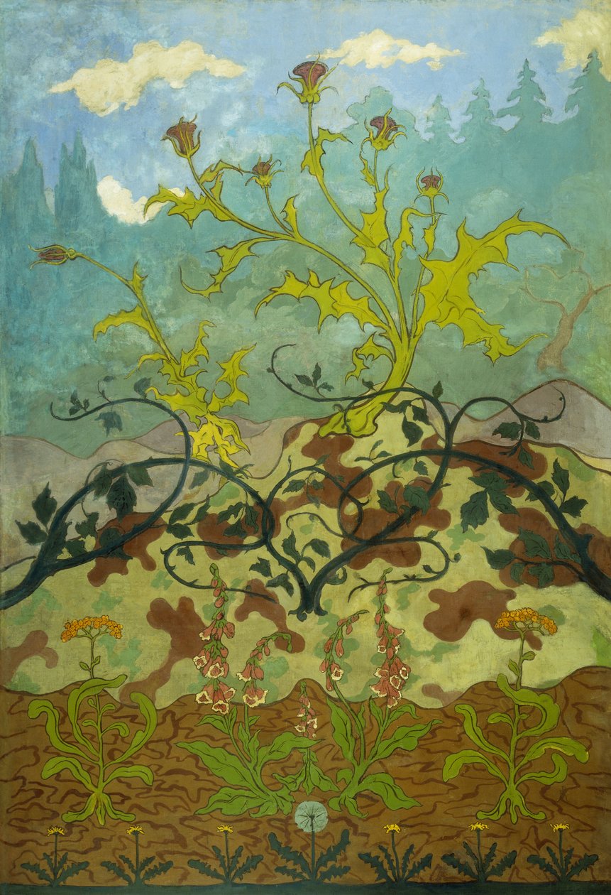 Disteln und Fingerhut, 1899 von Paul Elie Ranson