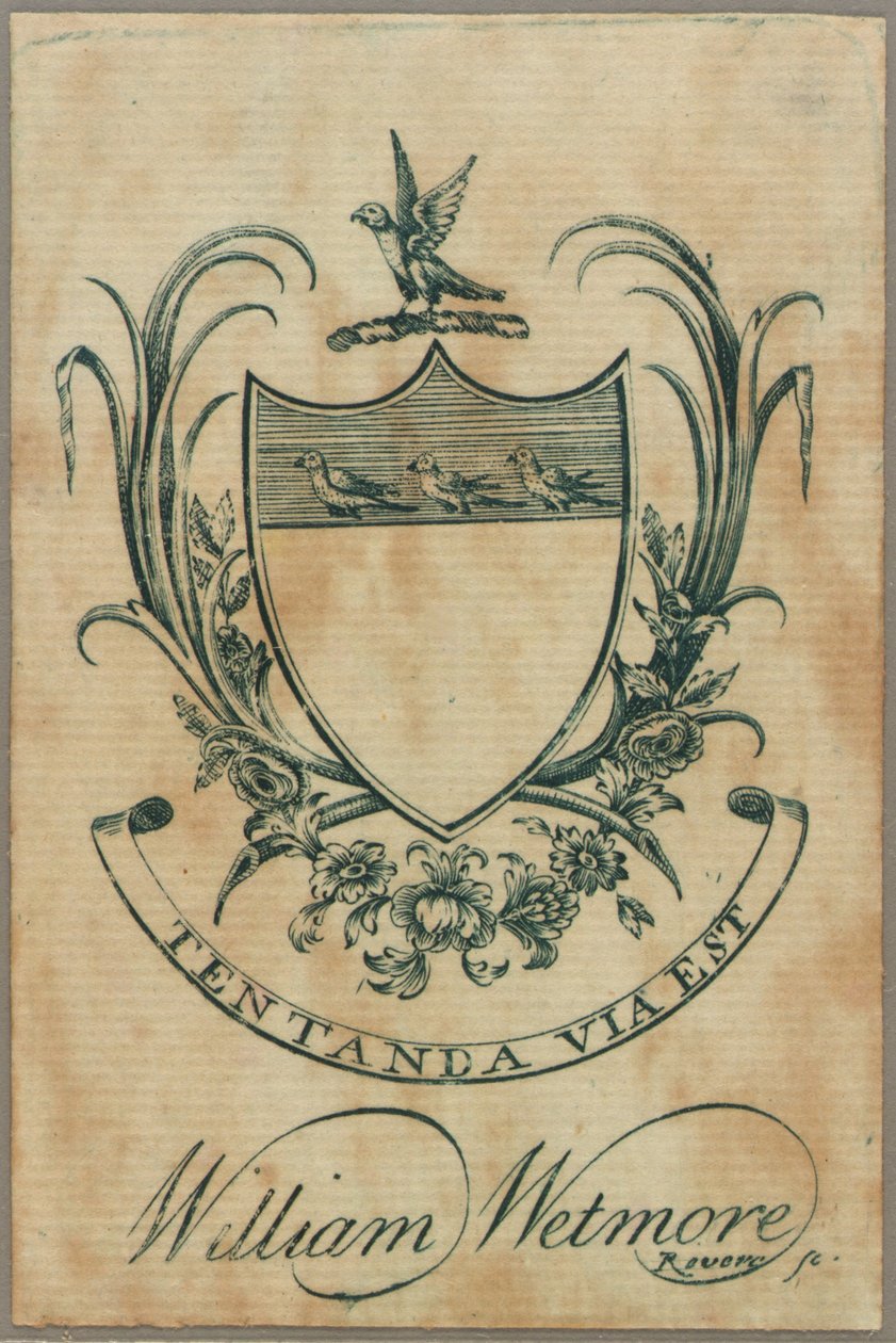 William Wetmore Exlibris von Paul Revere