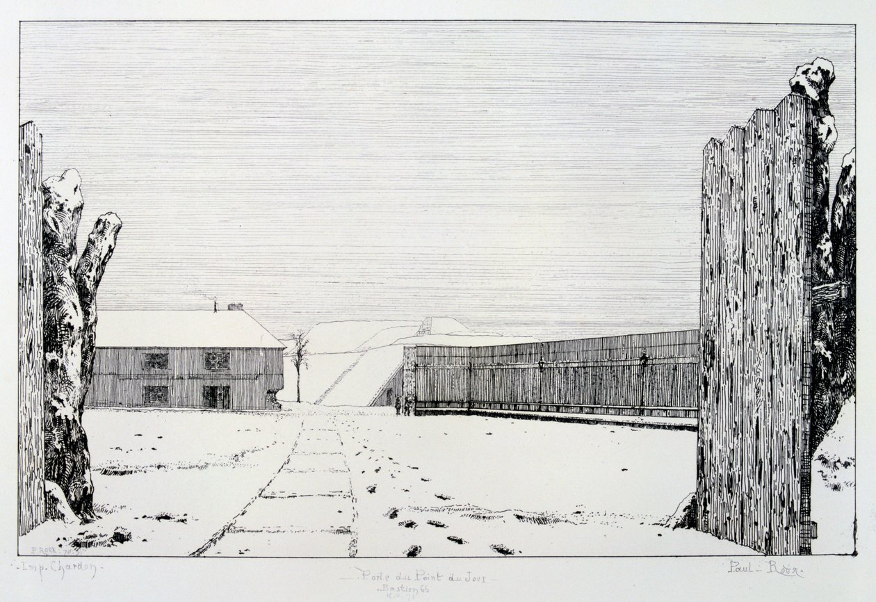 Bastion 66, Belagerung von Paris, 1870-1871 von Paul Roux