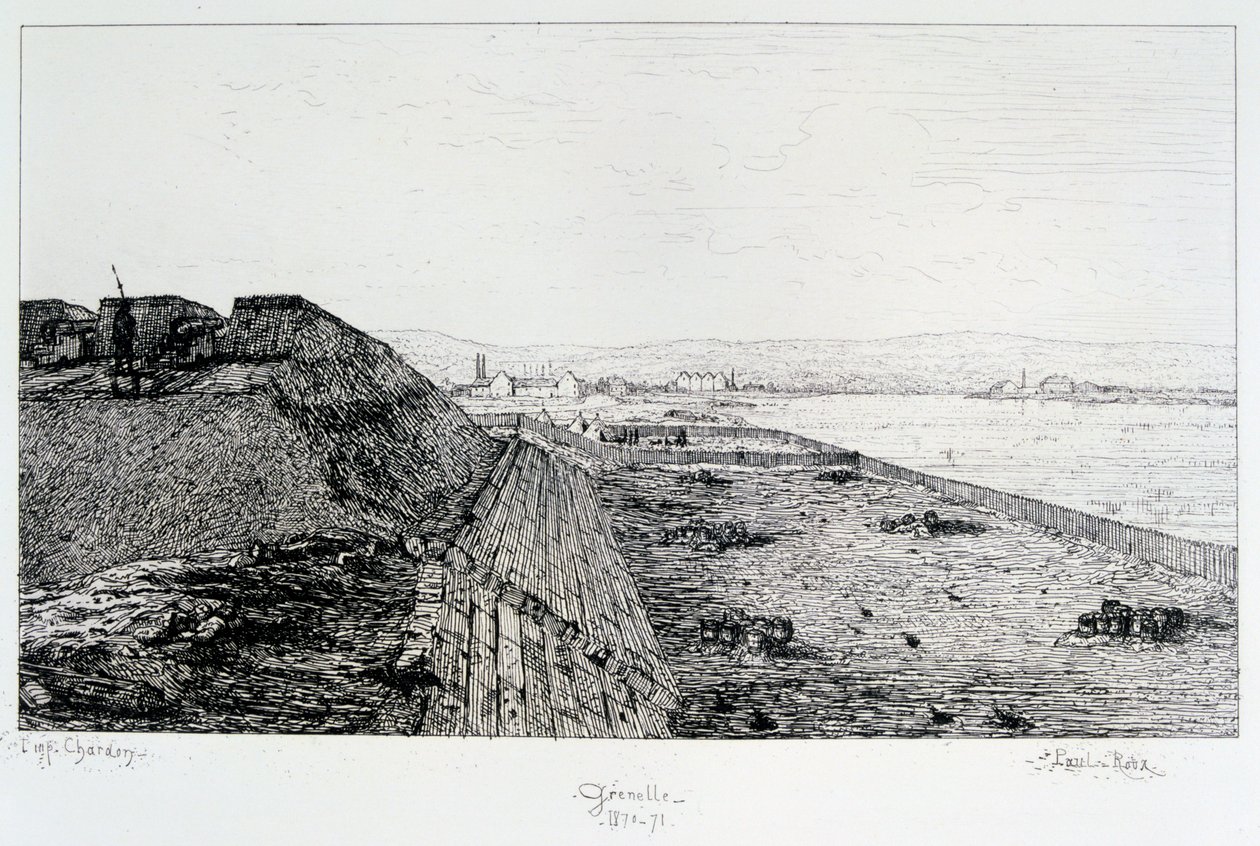 Grenelle, Belagerung von Paris, 1870-1871 von Paul Roux