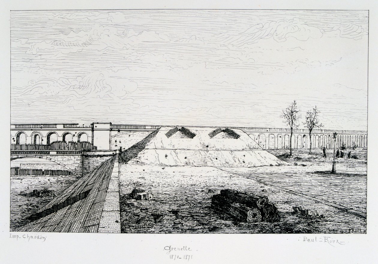 Grenelle, Belagerung von Paris, 1870-1871 von Paul Roux