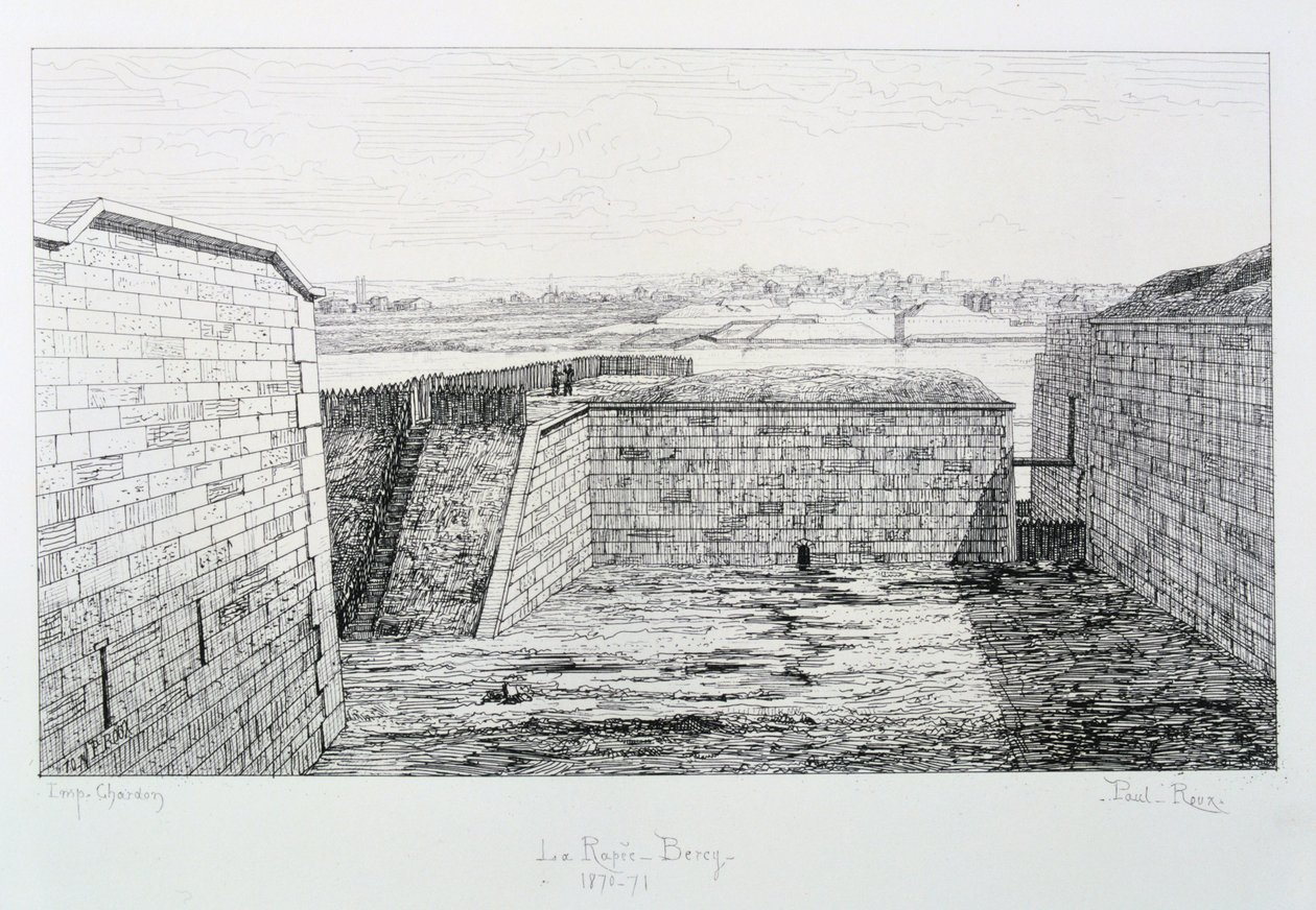 La Rapee-Bercy, Belagerung von Paris, 1870-1871 von Paul Roux