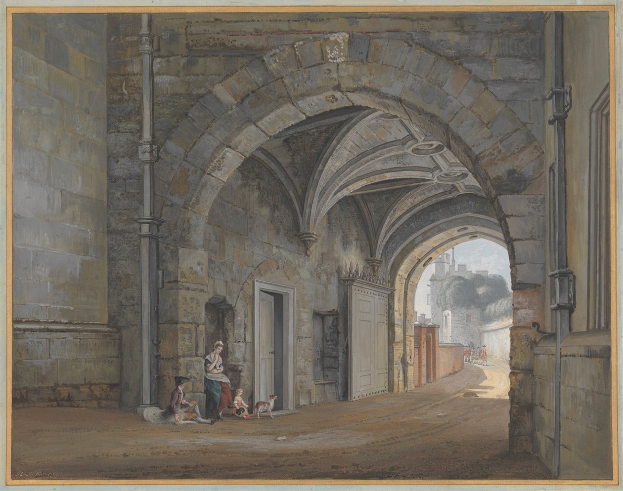 Das Queen Elizabeth Tor von Paul Sandby