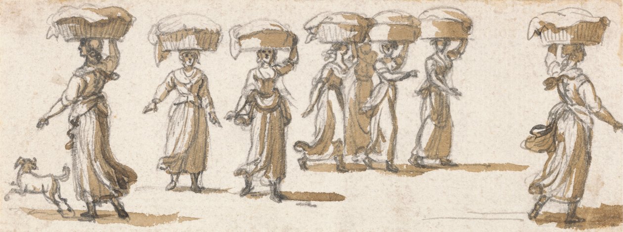 Wäscherinnen von Paul Sandby