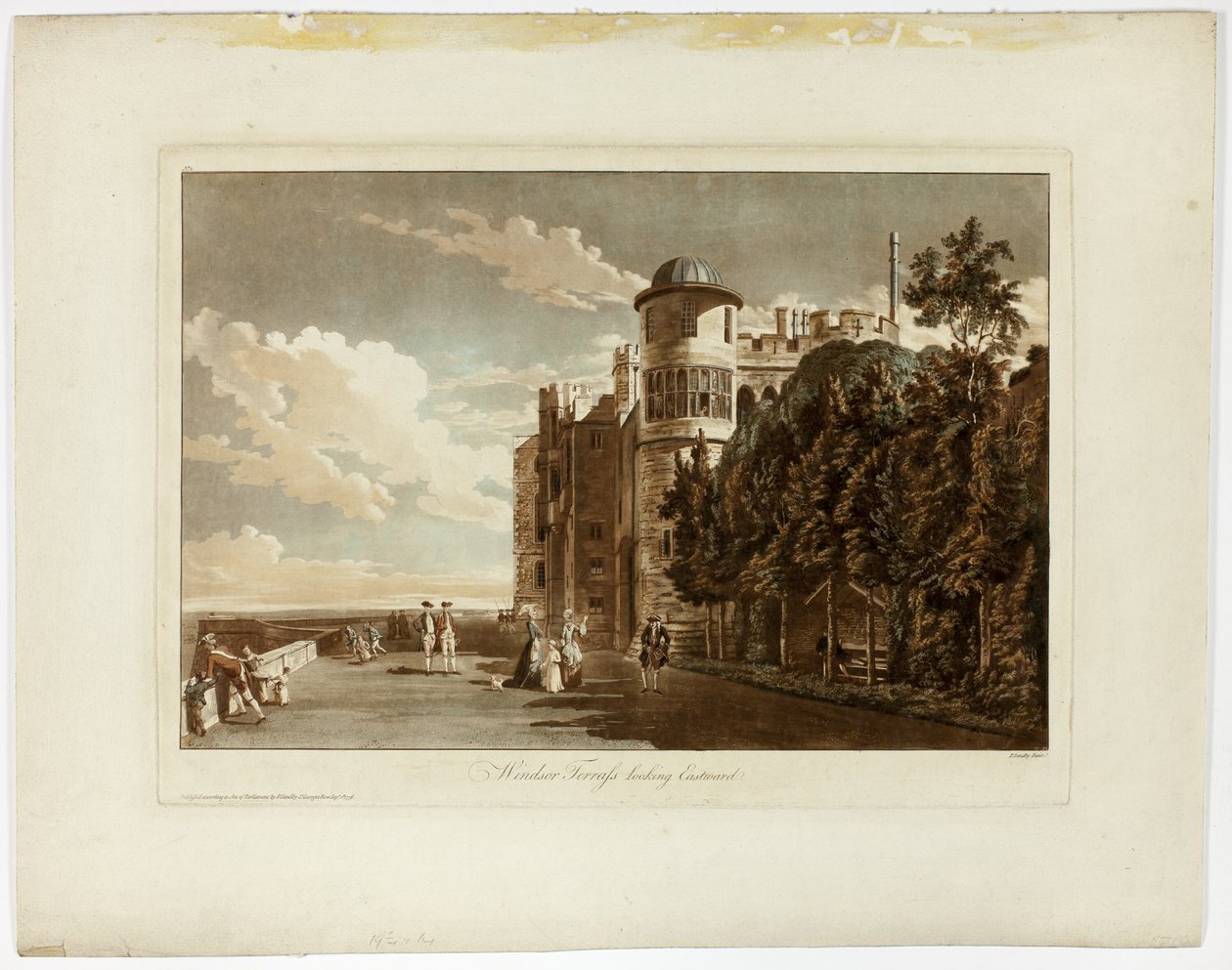 Windsor Terrace Blick nach Osten von Paul Sandby