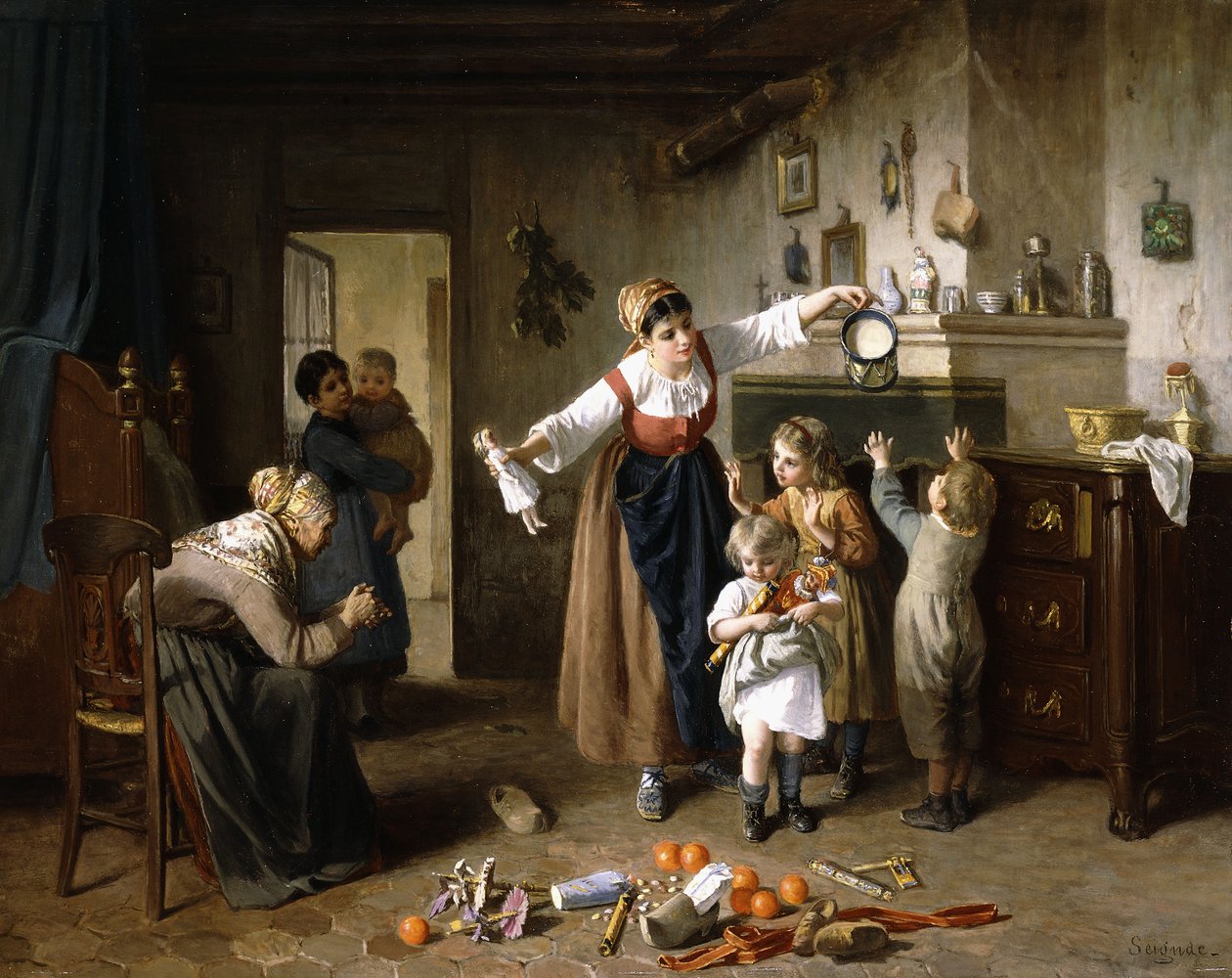 Weihnachtsmorgen von Paul Seignac