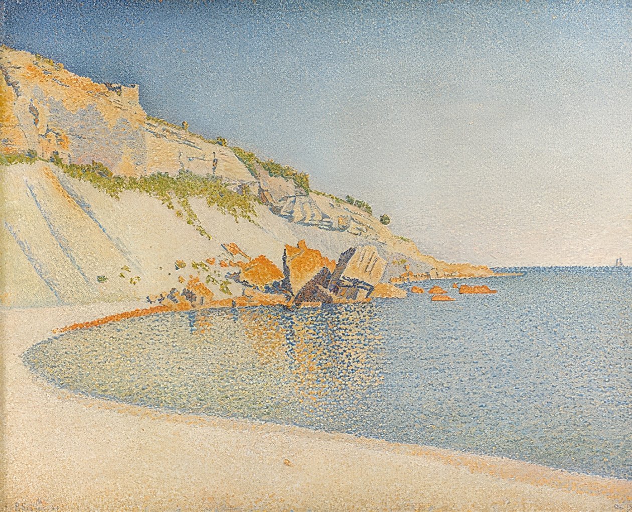 Cassis, Cap Lombard. 1889 von Paul Signac