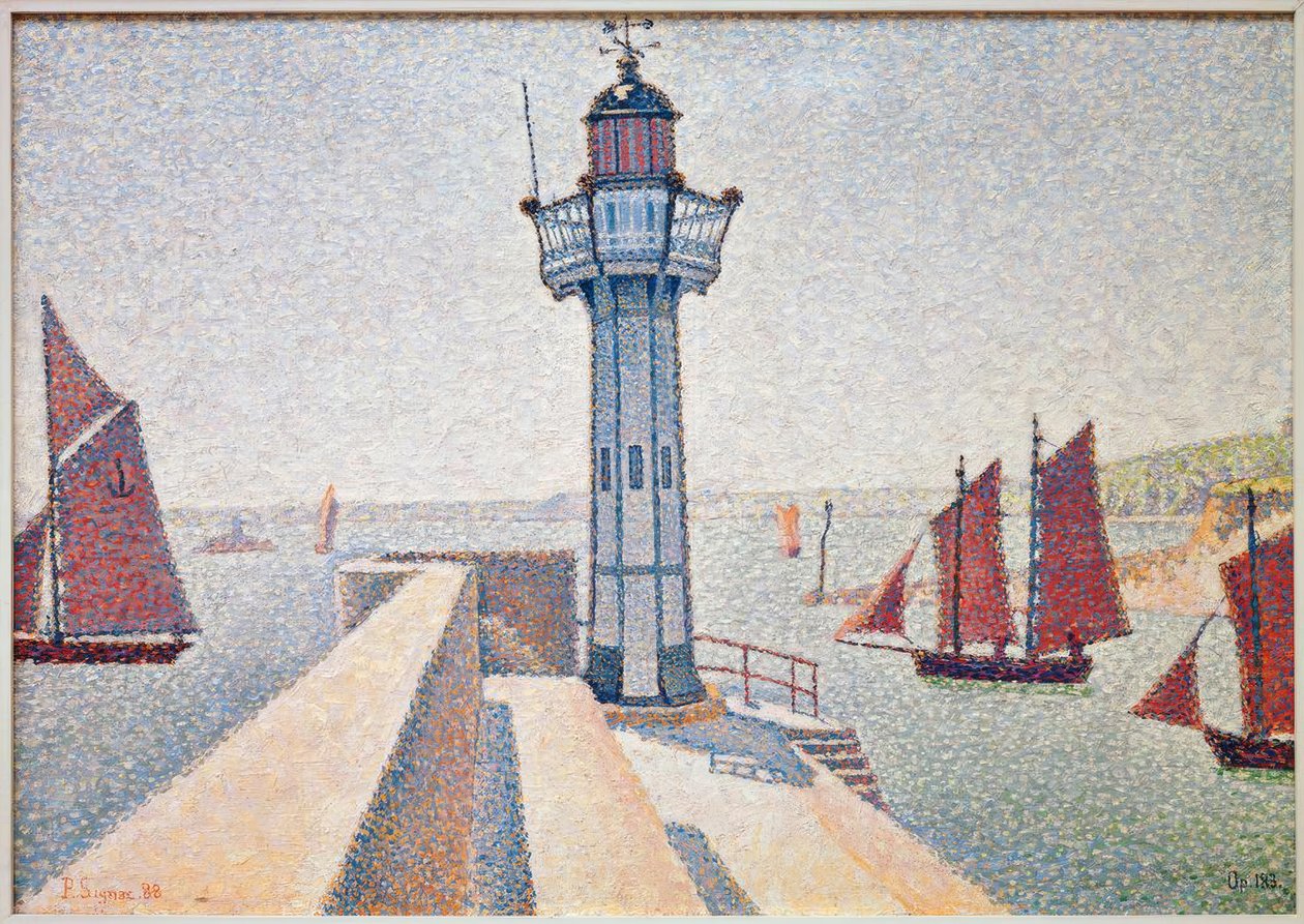 Der Leuchtturm von Portrieux von Paul Signac