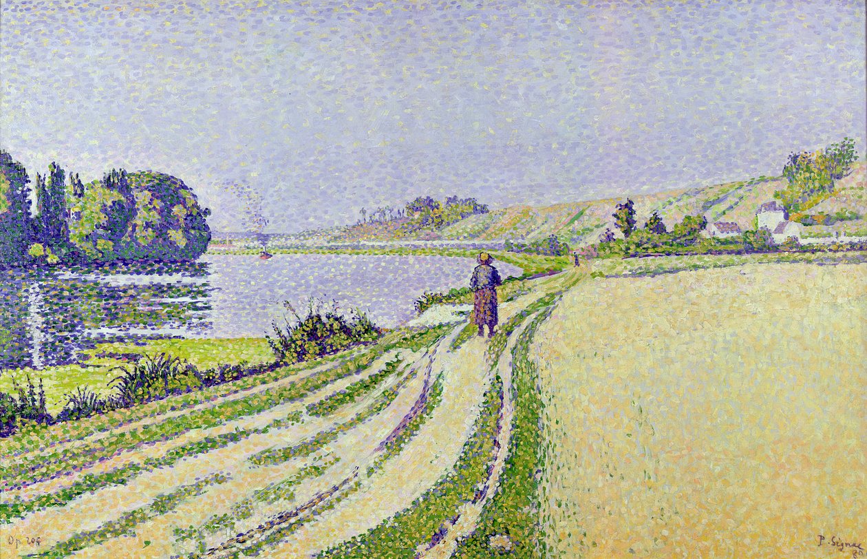 Herblay, der Fluss von Paul Signac