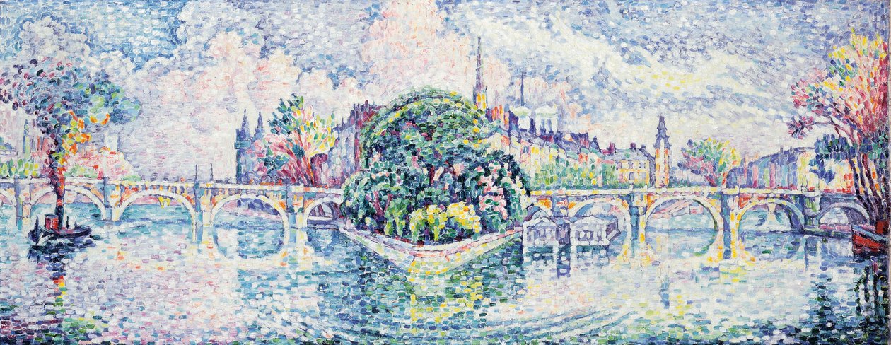 Der Garten des Vert-Galant, ca. 1928 von Paul Signac