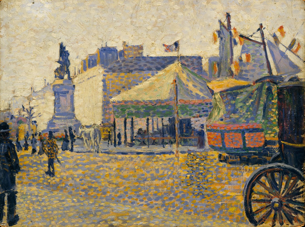 Place de Clichy, 1887 von Paul Signac