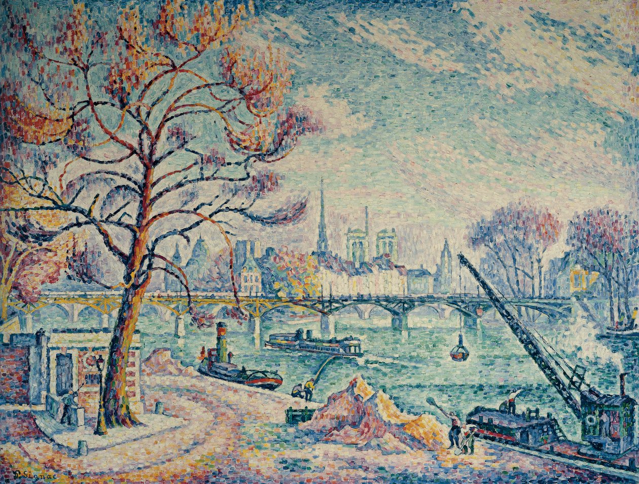 Pont des Arts von Paul Signac