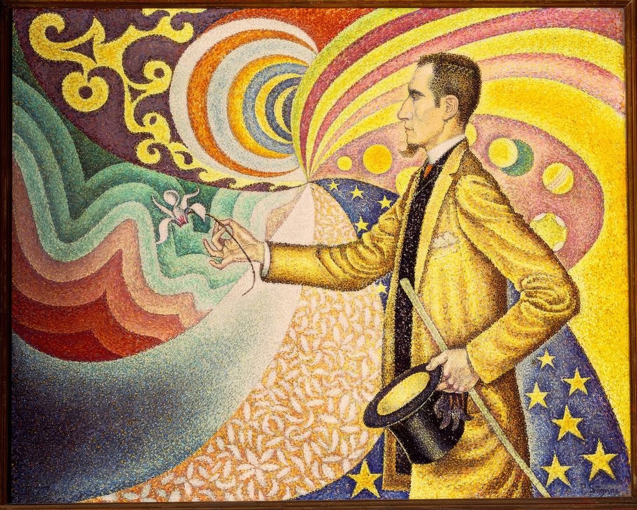 Porträt Felix Feneon von Paul Signac