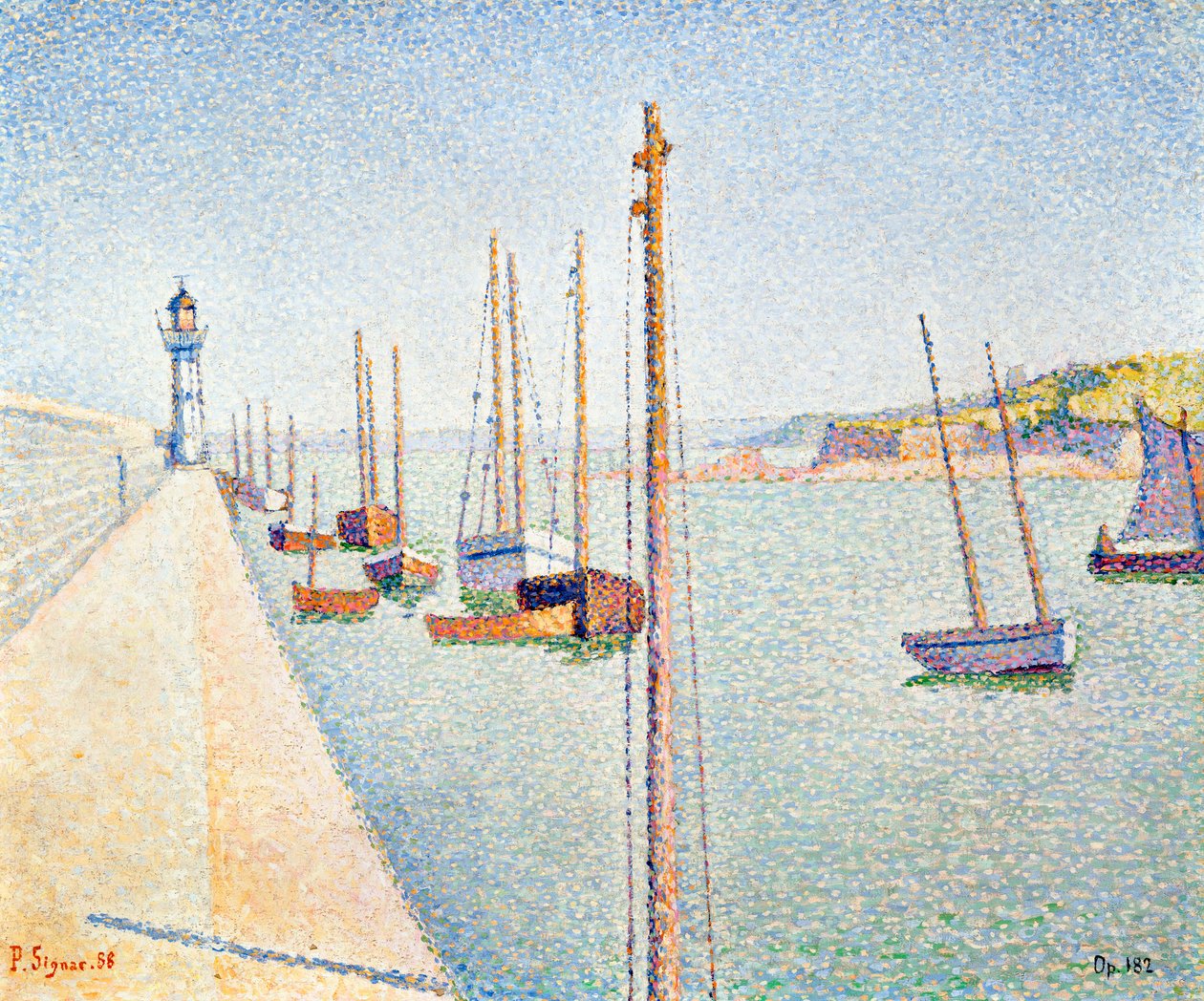 Portrieux, Bretagne, 1888 von Paul Signac
