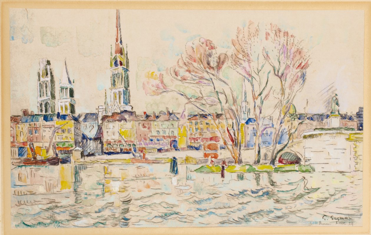 Rouen, 1924 von Paul Signac