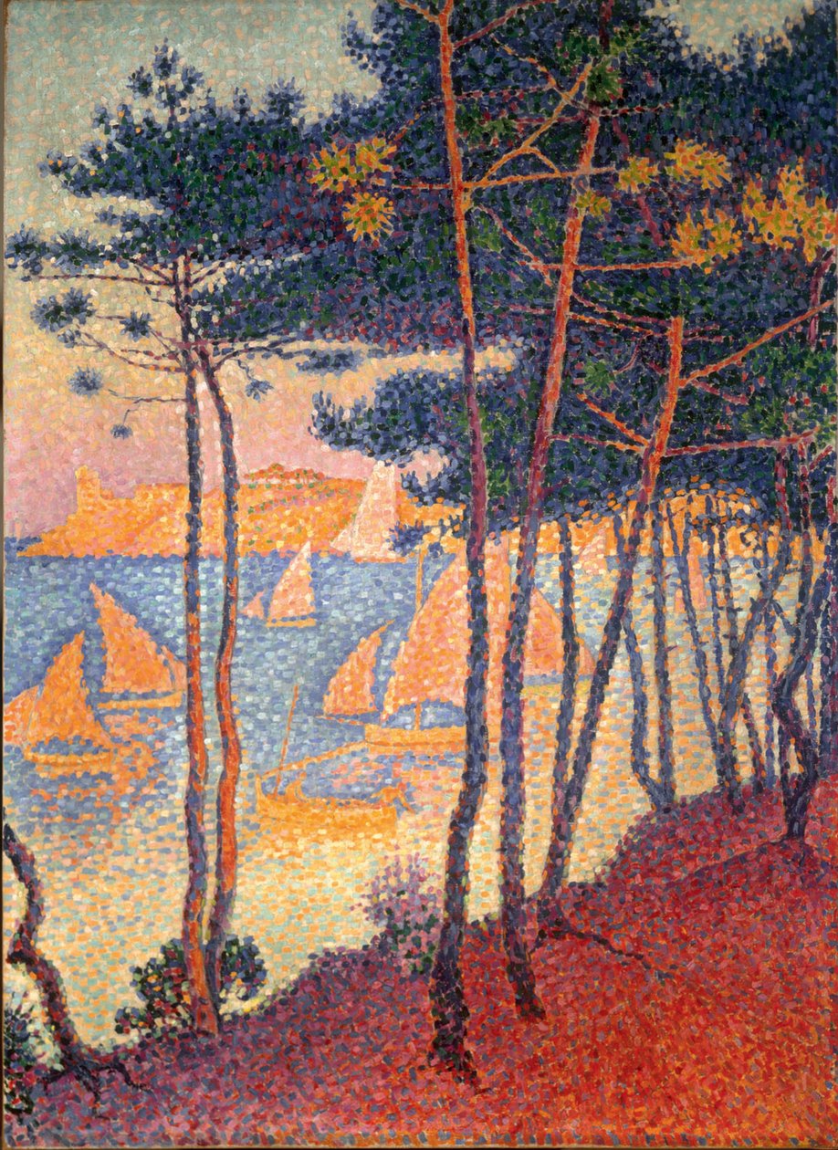 Segel und Kiefern von Paul Signac