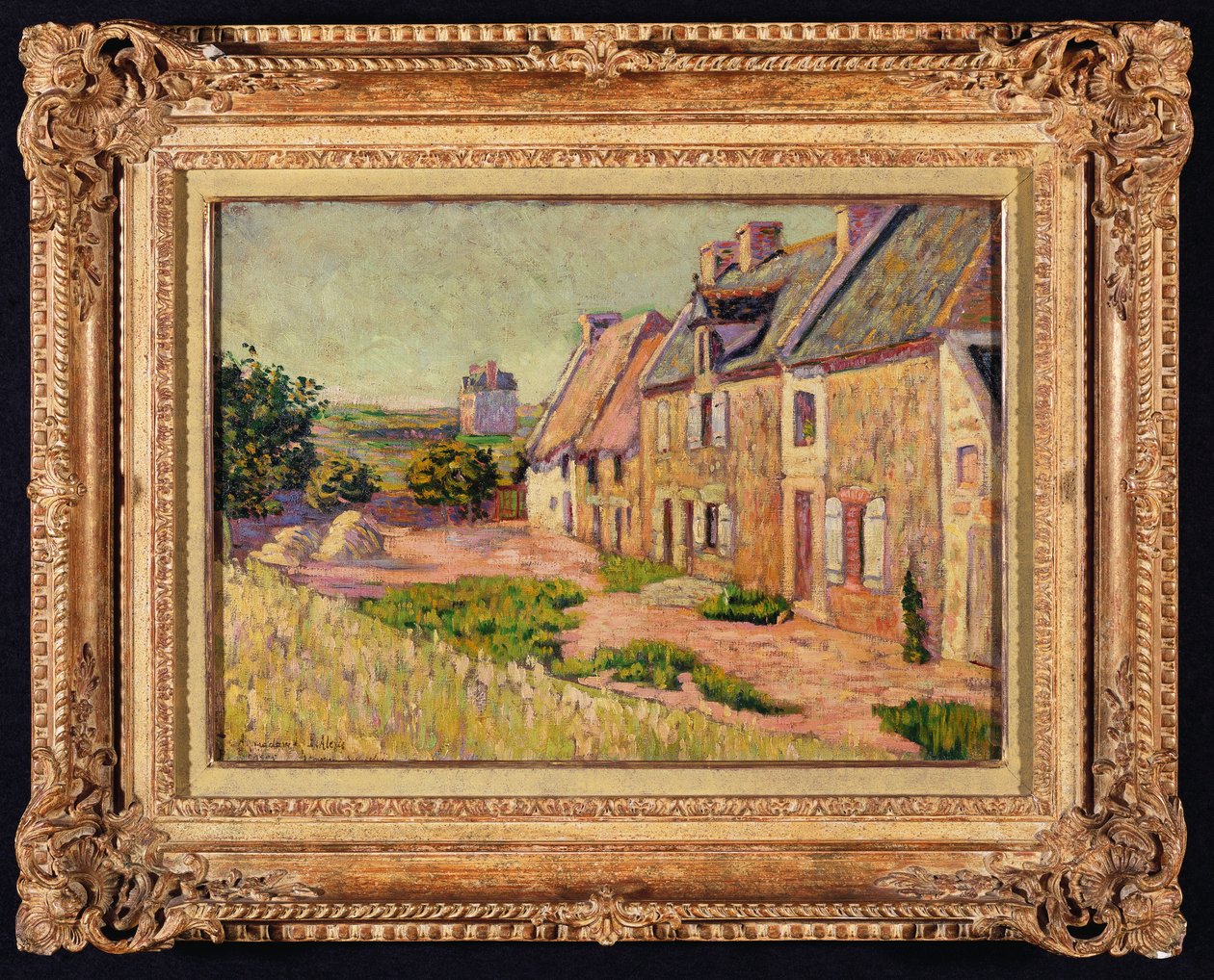 Saint-Briac, Cour a la Ville Hue, 1885 von Paul Signac