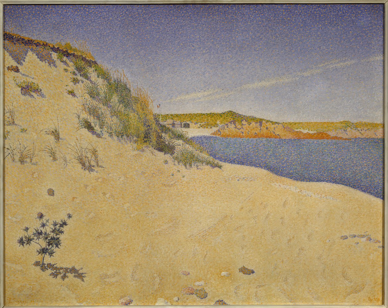 Sandige Küste von Paul Signac