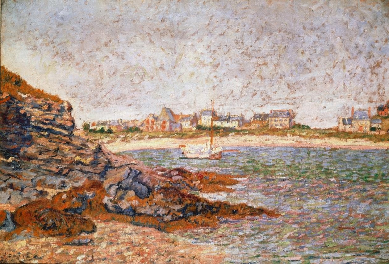 St. Briac, Hafenansicht von Paul Signac