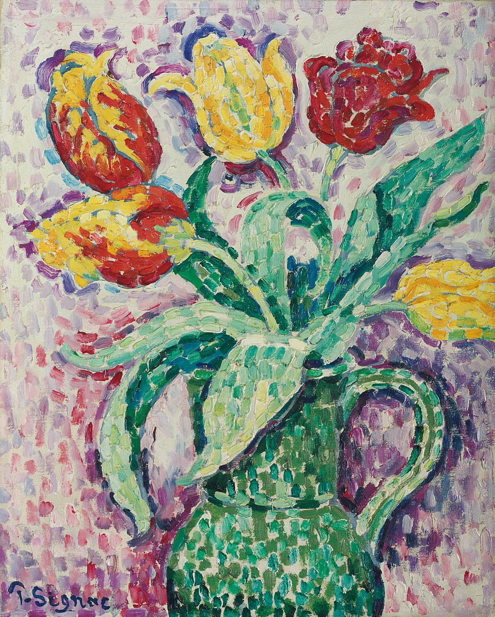 Die grüne Vase, 1920 von Paul Signac