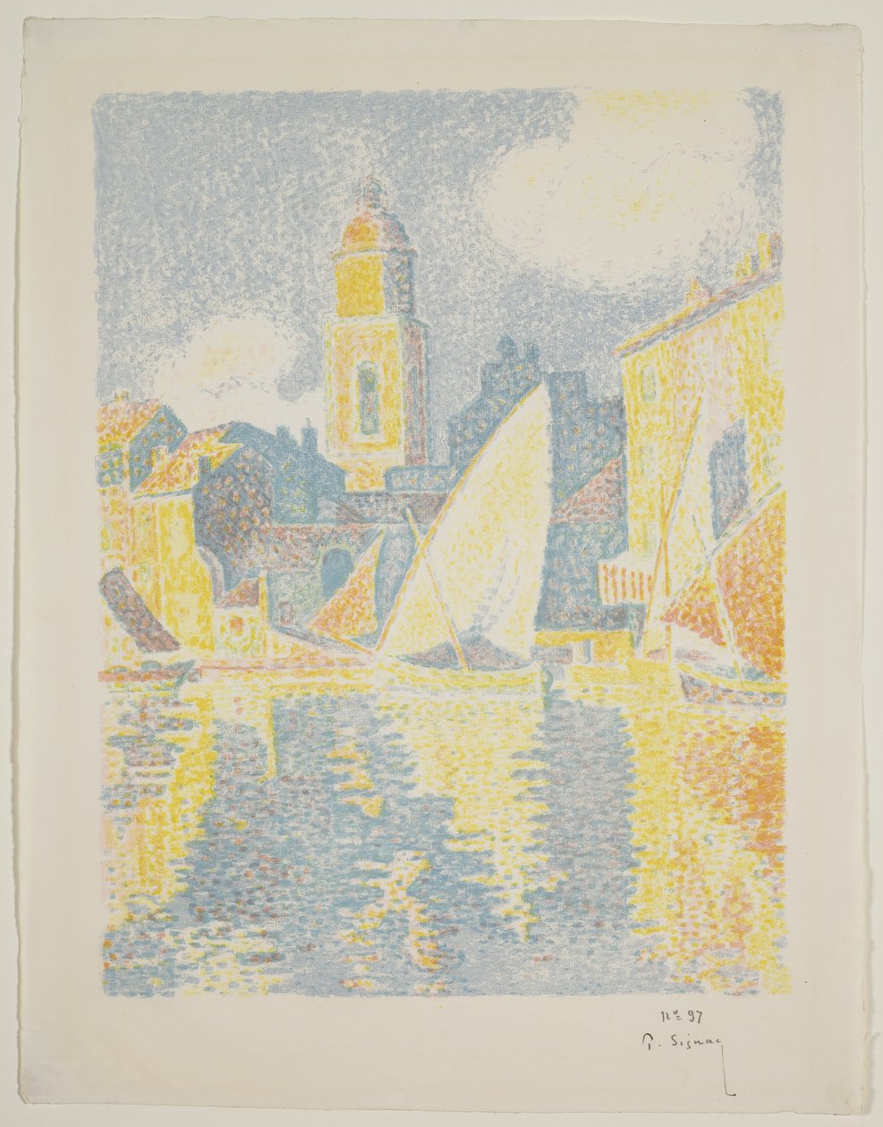 Der Hafen von St. Tropez von Paul Signac