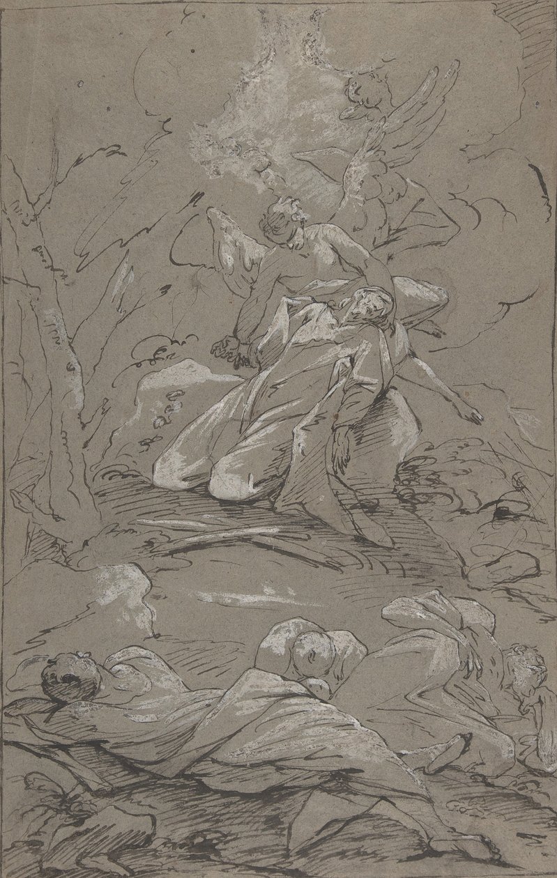 Christus im Garten Gethsemane, 1712-62 von Paul Troger