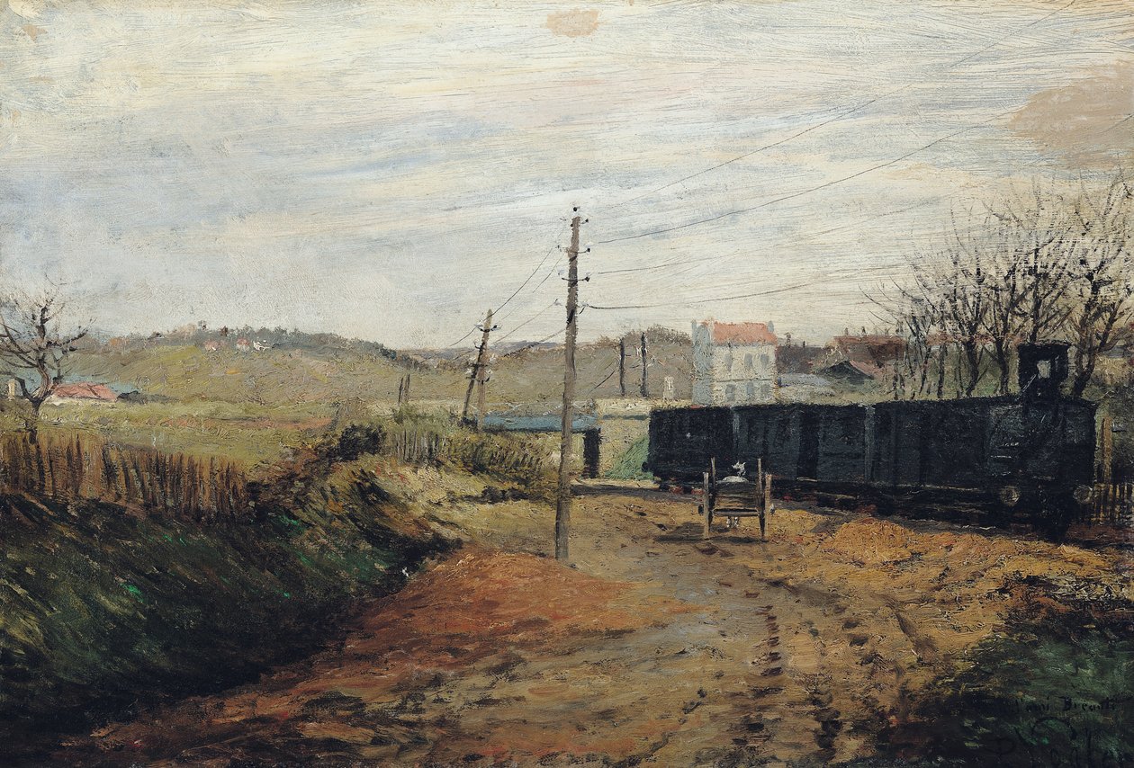 Der Bahnhof in Argenteuil von Paul Vogler