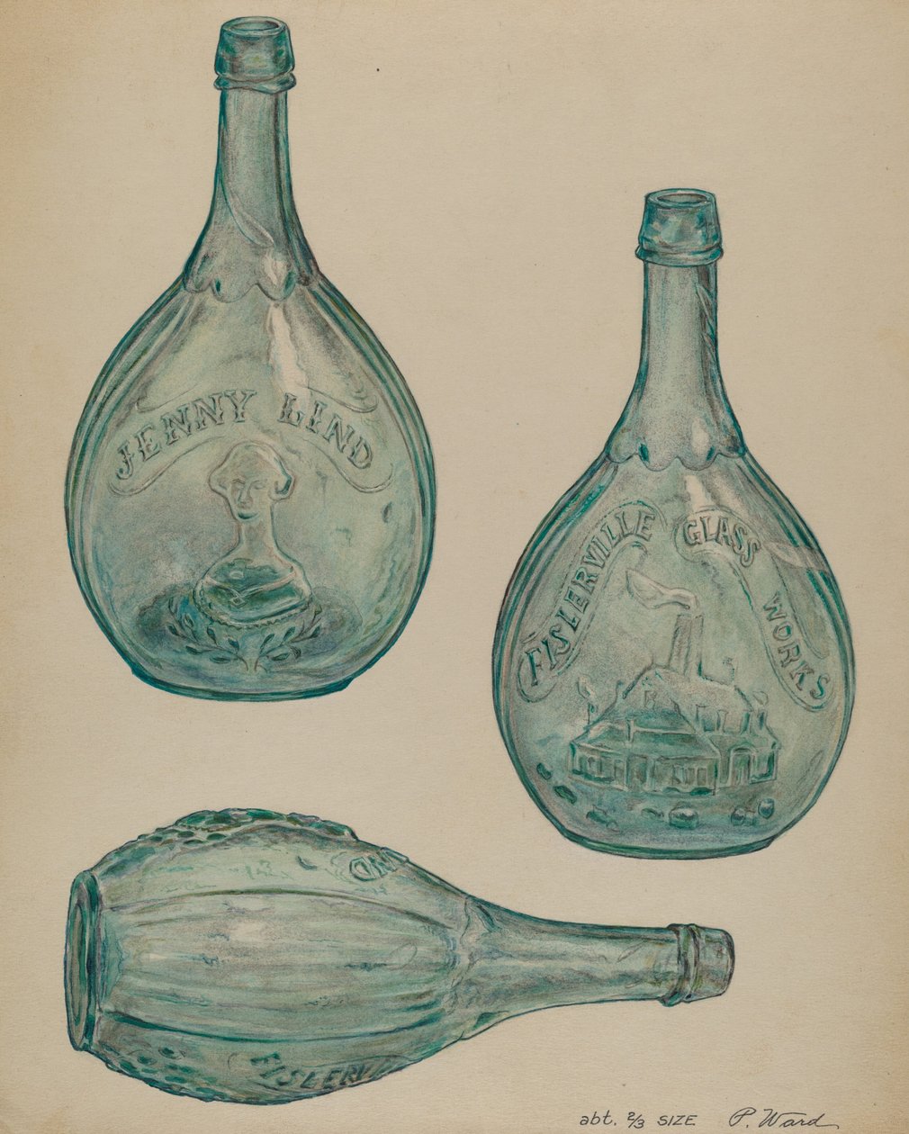 Jenny Lind Flasche von Paul Ward