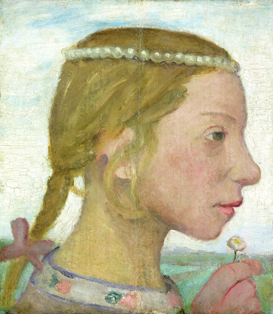 Ein junges Mädchen von Paula Modersohn Becker