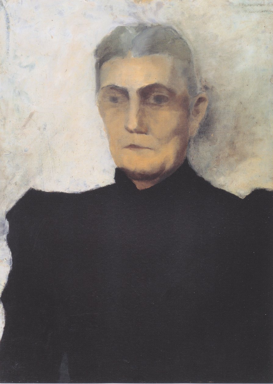 Brustbild einer alten Frau von Paula Modersohn Becker