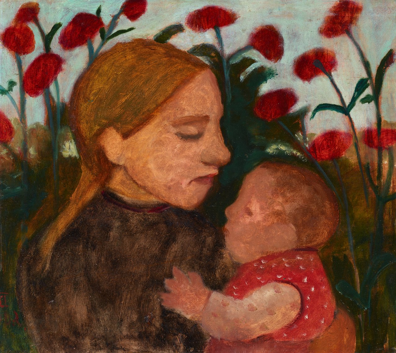 Mutter und Kind, c.1904 von Paula Modersohn Becker