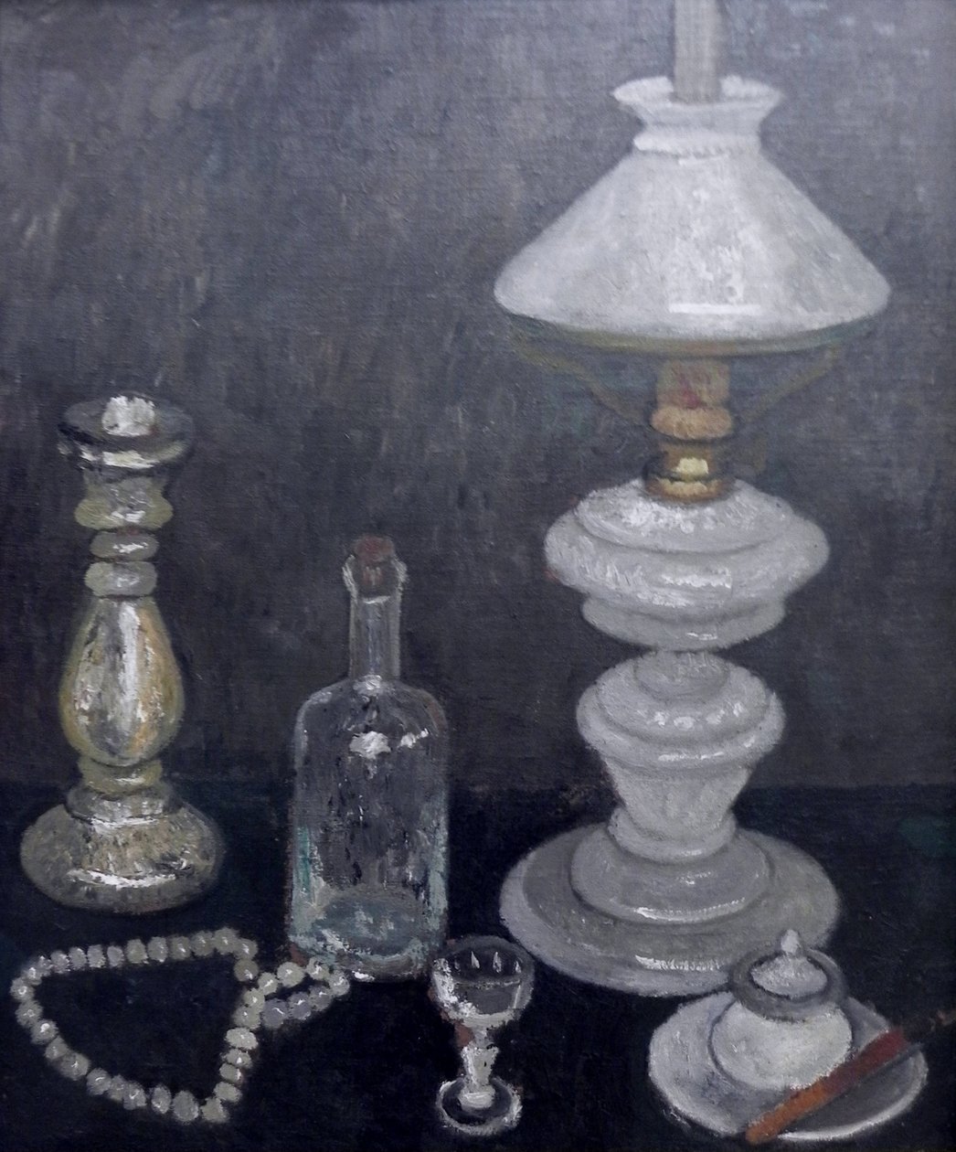 Stillleben mit weißer Lampe von Paula Modersohn Becker
