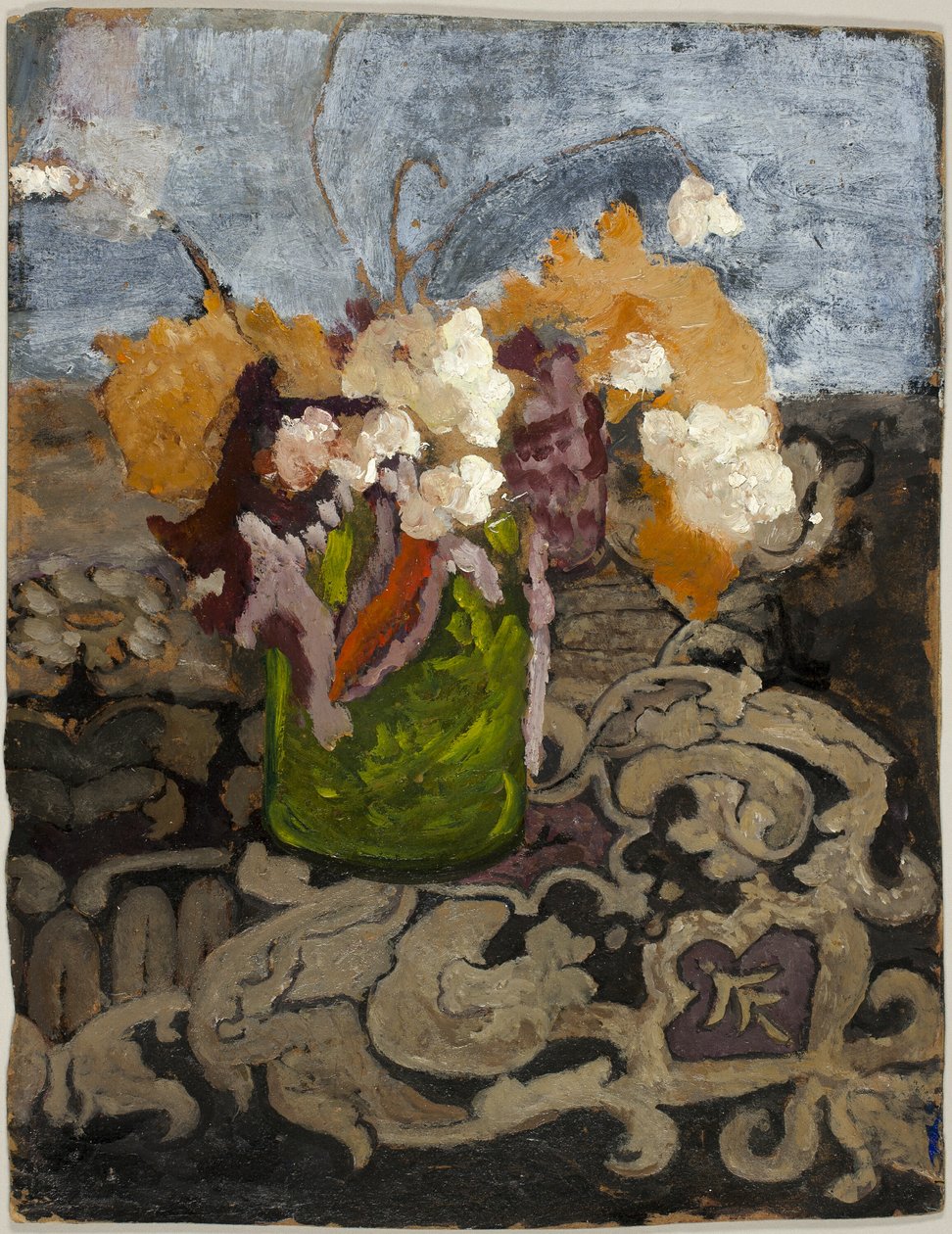 Stillleben mit grüner Vase von Paula Modersohn Becker