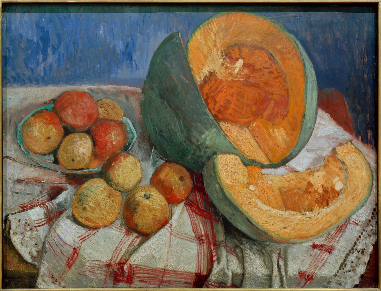 Stillleben mit Kürbis von Paula Modersohn Becker