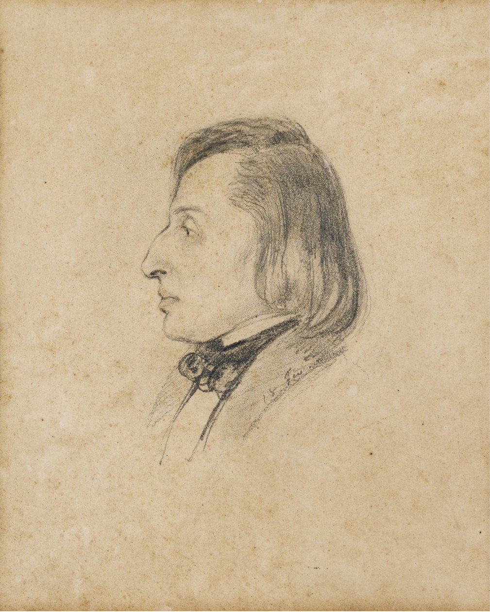 Porträt von Frédéric Chopin von Pauline Viardot García