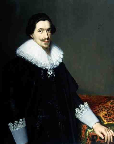 Porträt von Herrn van Voorst (eines von einem Paar) von Paulus Moreelse