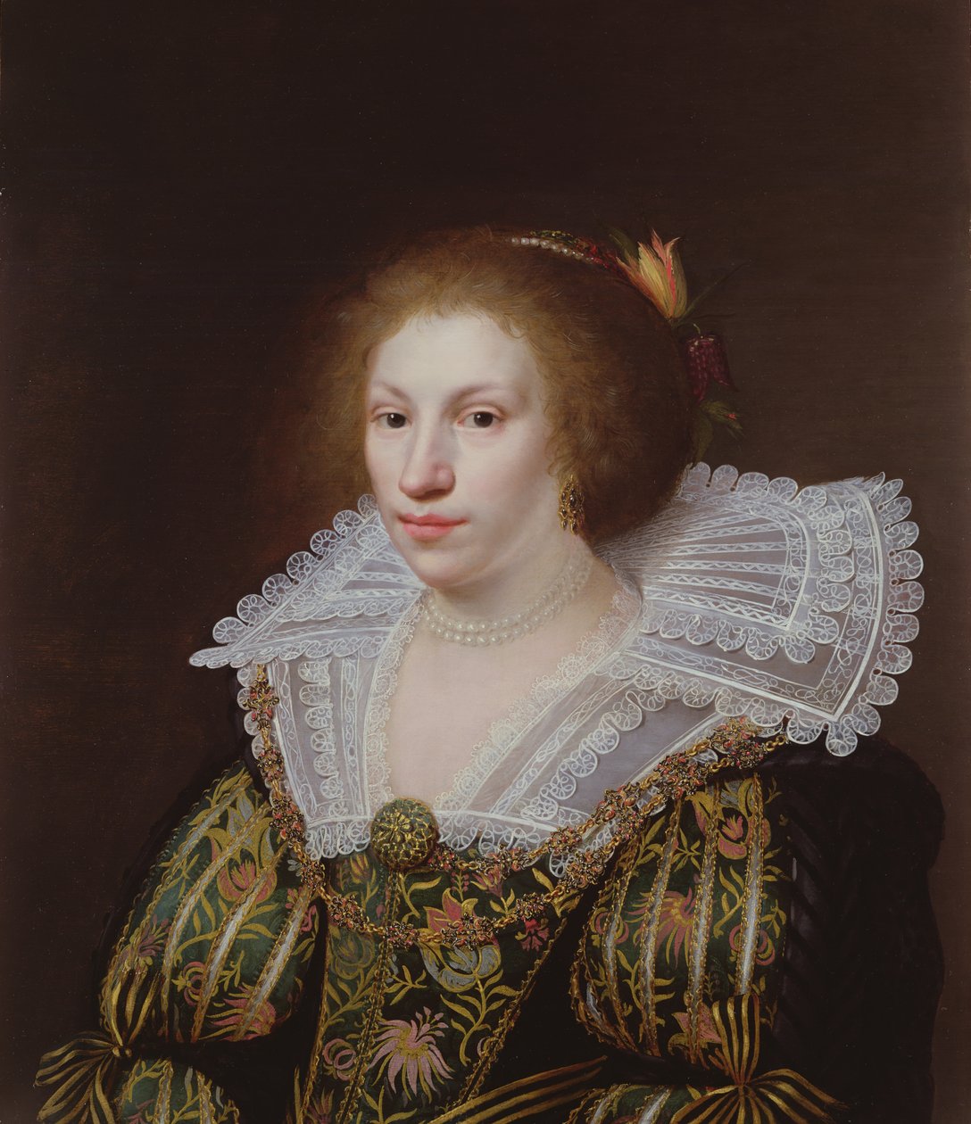 Porträt einer jungen Frau von Paulus Moreelse