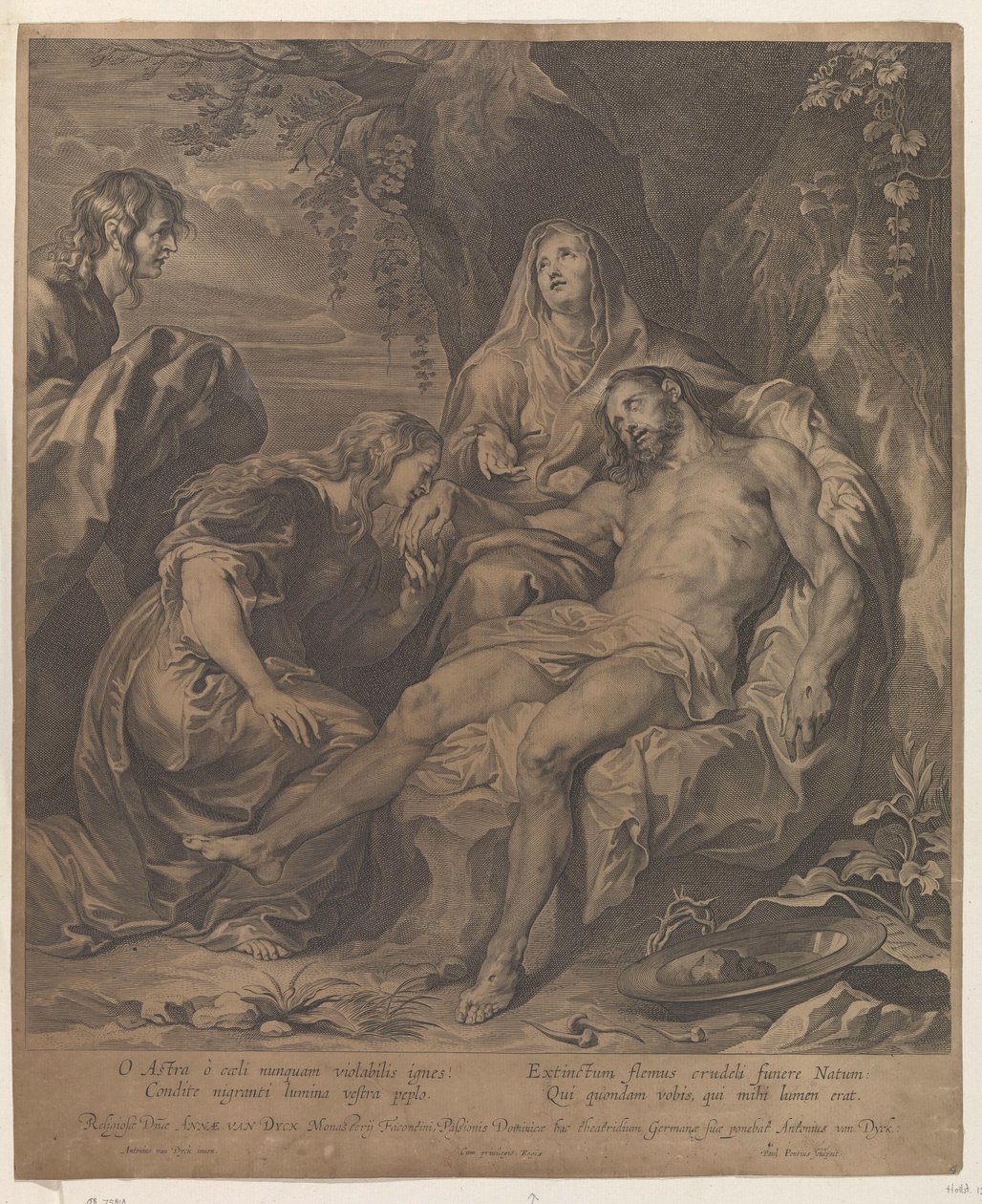 Beweinung Christi von Paulus Pontius