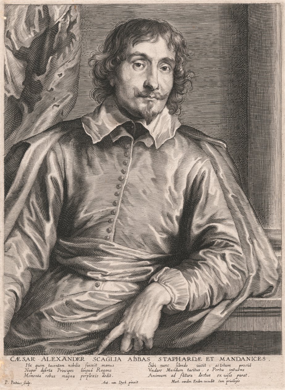 Cäsar Alexander Scaglia Abbas Staphardæ et Mandanices von Paulus Pontius