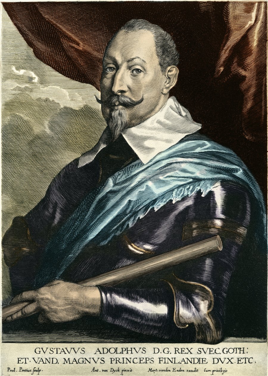 Gustaw II. Adolfo Vasa von Paulus Pontius