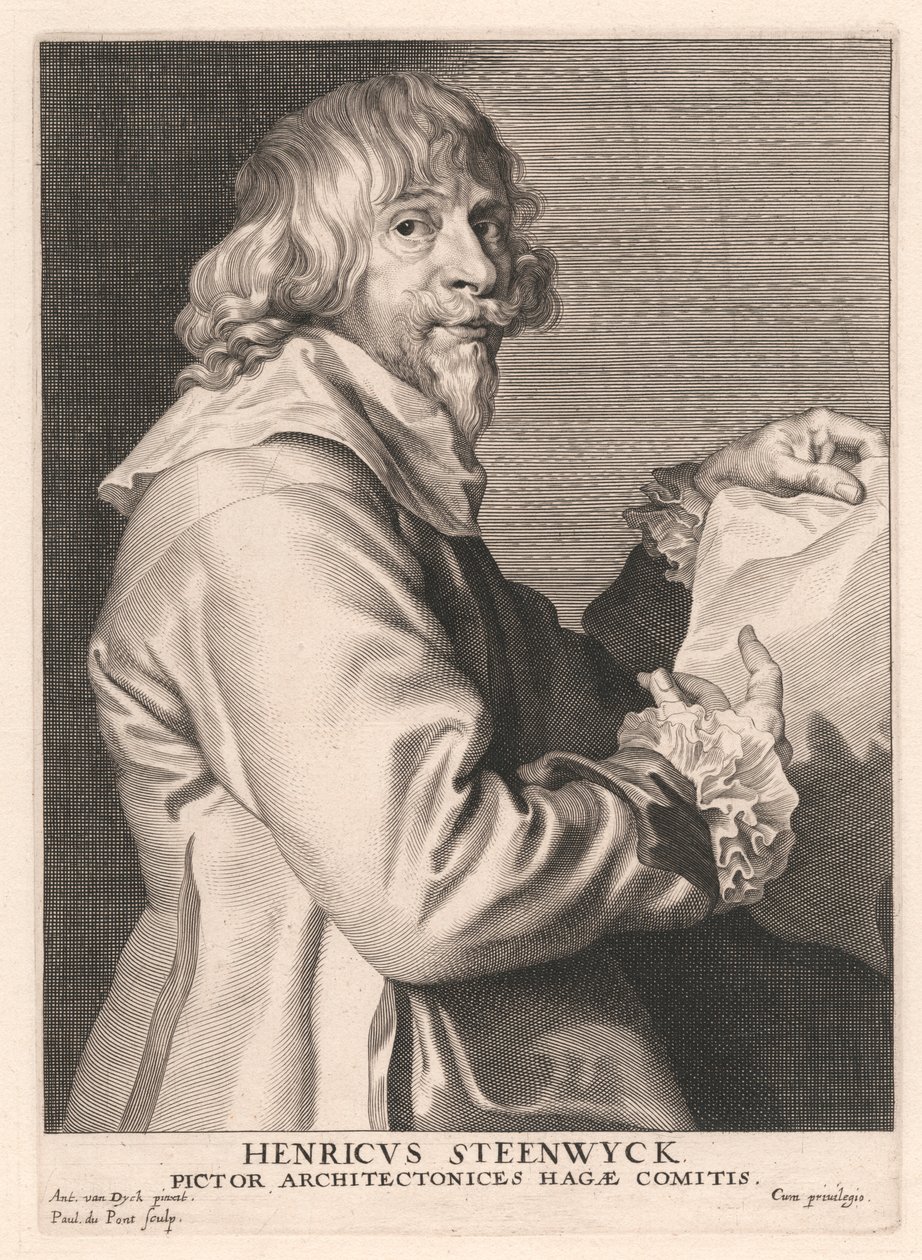 Henricus Steenwyck, Maler der Architektur in Den Haag von Paulus Pontius